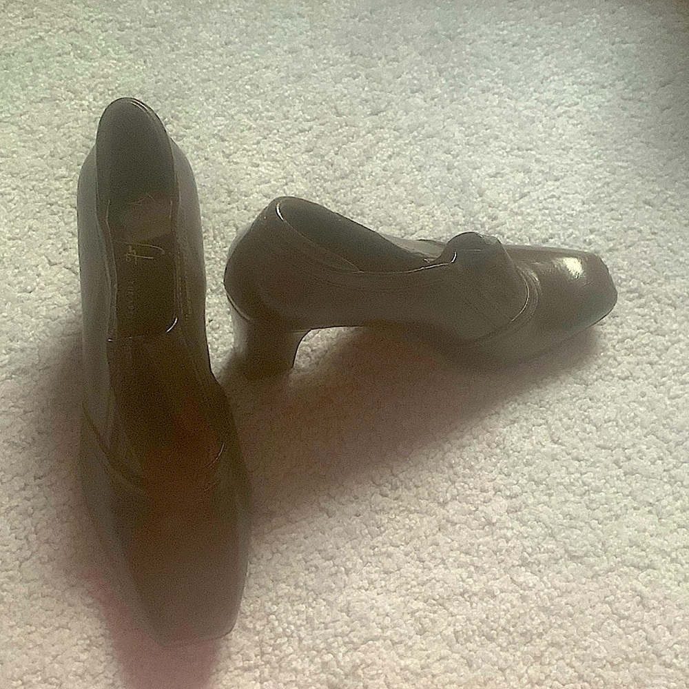 Brown Franco Sarto, block heels